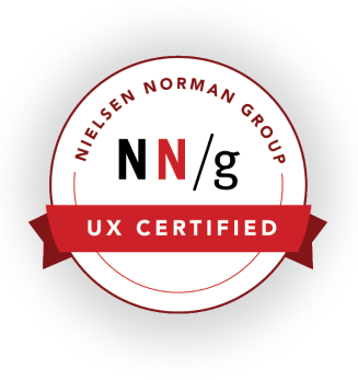 Nielsen Norman Group UX Certified Badge