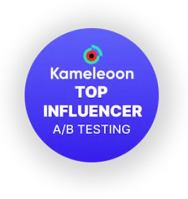 Kameleoon Top Influencer for A/B testing