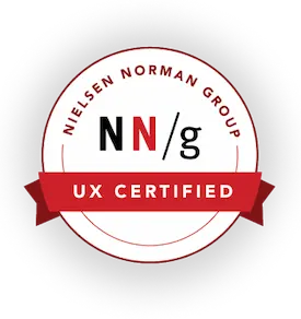 Nielsen Norman Group UX Certified Badge