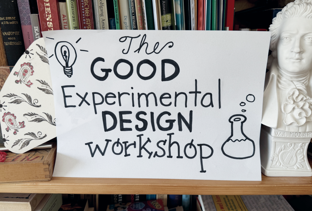 good experimental design The Good Experimental Design workshop
